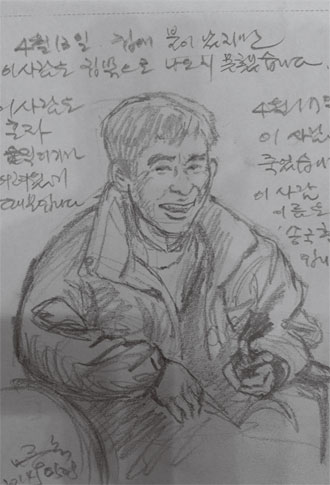 고 송국현 초상그림